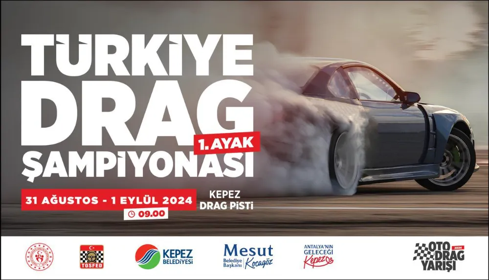 KEPEZ’DE OTO DRAG HEYECANI BAŞLIYOR