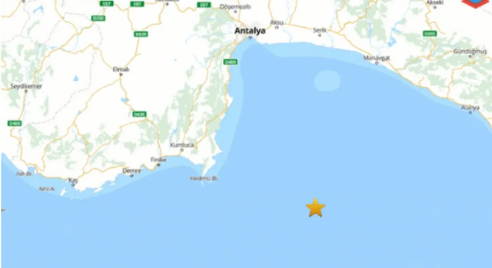 KUMLUCA AÇIKLARINDA KORKUTAN DEPREM