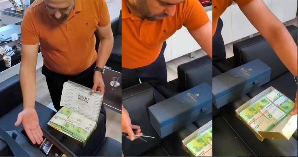 BAKLAVA KUTUSUNDA RÜŞVET ALIRKEN YAKALANMIŞTI.. MAHKEMEDE ‘KUMPAS’ DEDİ