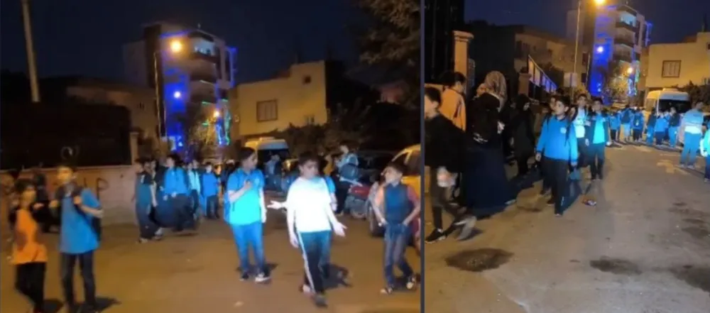 YİNE TARTIŞMA KONUSU OLDU.. OKULA GİRİŞ SAATLERİ VELİLERİ ZORLUYOR