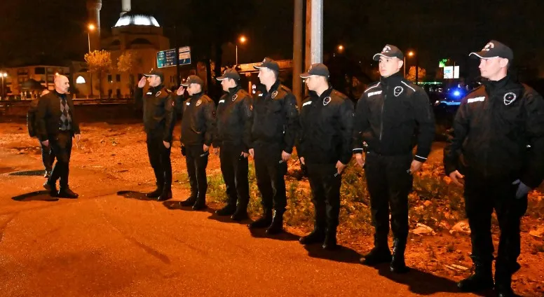 EMNİYET MÜDÜRÜ ZAİMOĞLU YEŞİLDERE’DE GÖREV YAPAN POLİSLERİ ZİYARET ETTİ