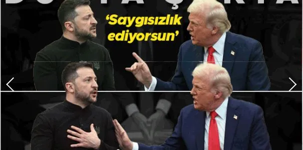 DÜNYA ŞOKTA.. TRUMP İLE TARTIŞAN ZELENSKİ BEYAZ SARAY
