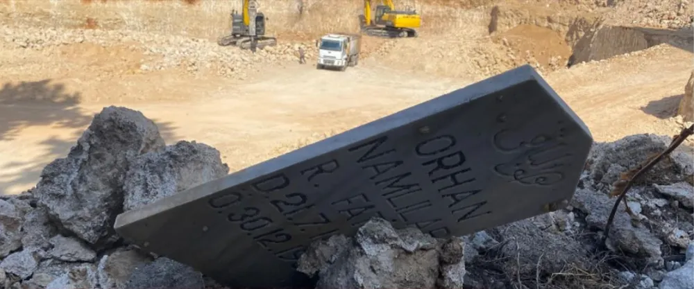 ANDIZLI MEZARLIĞINDA TARTIŞMALAR BİTMİYOR.. SU YOLU KALINTISI TAHRİP Mİ EDİLDİ?