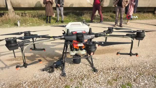 DRONELAR BU DEFA YABANCI OTLARLA MÜCADELE İÇİN HAVALANDI