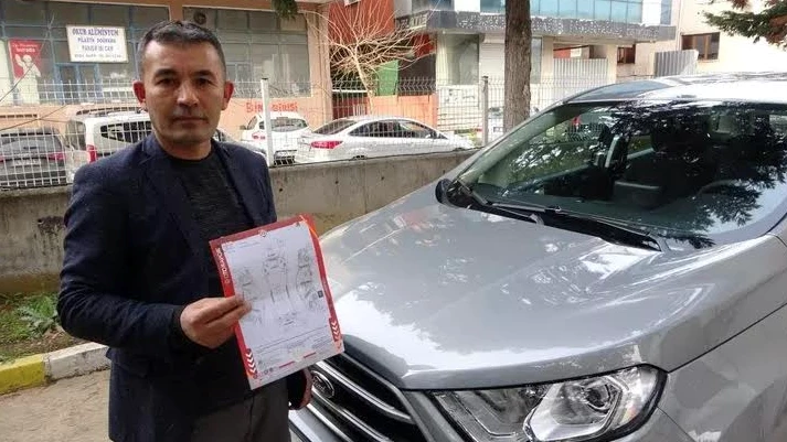 SIFIR ARAÇ ALDI.. 50 BİN TL HASAR KAYDI OLDUĞUNU ÖĞRENDİ