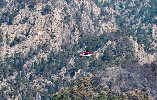 KEMER’DEKİ ORMAN YANGINI 5. GÜNÜNDE