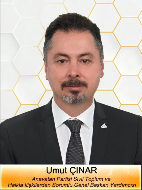 UMUT ÇINAR.. ‘YEREL SEÇİM GÜNDEMLERİNİ ANAVATAN PARTİSİ BELİRLEYECEK’